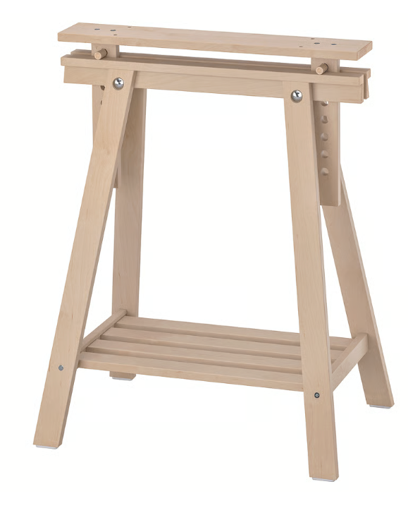 2x Ikea MITTBACK trestle legs