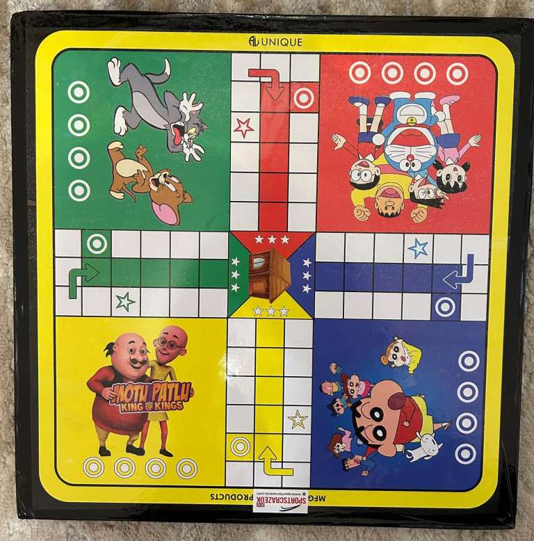 Flip 2-in-1 Ludo and Chess Board Game | Foldable, Portable Board (40 x 40 cm)
