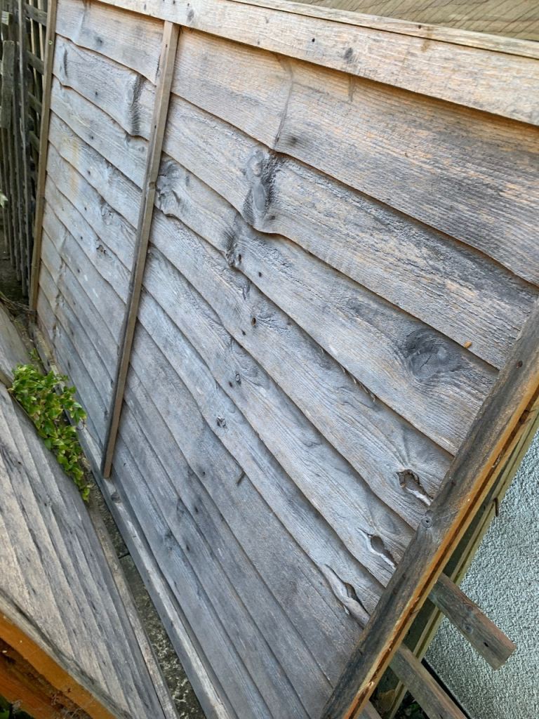 Used Garden Fence Panels - Fair Condition