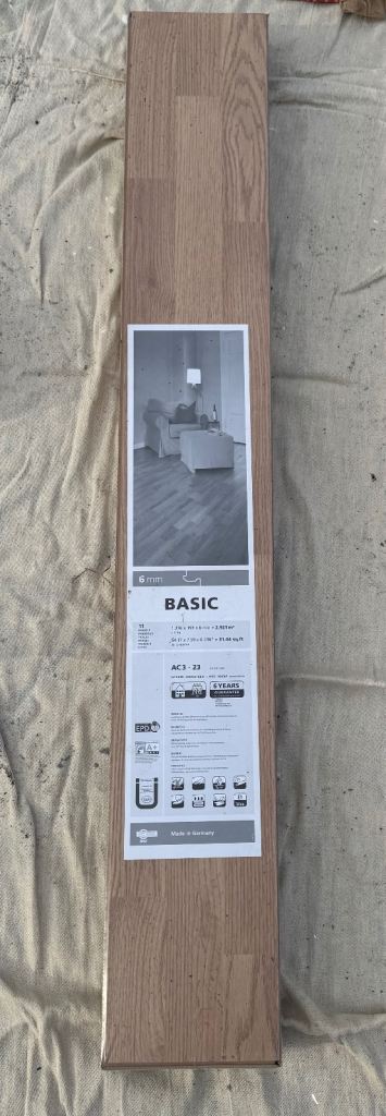 Kronotex “Basic” 6mm laminate flooring 