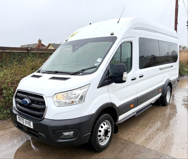 2020 FORD TRANSIT 460 COACH MINIBUS FULL AIR-CON MANUAL 50,000 MILES EURO-6