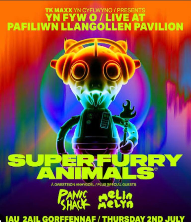 2 x Super Furry Animals Live at Llangollen Pavilion – Thursday 2nd July