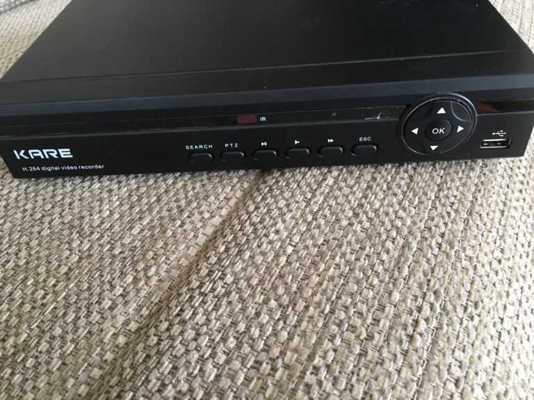 Security cameras x4 and recorder