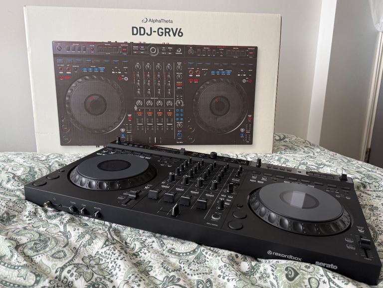 AlphaTheta DDJ-GRV6 4-Channel DJ Controller | Lightly Used | Original Box