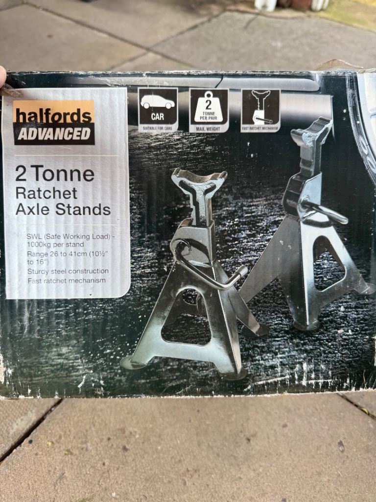 2 Tonne Ratchet Axle Stands 