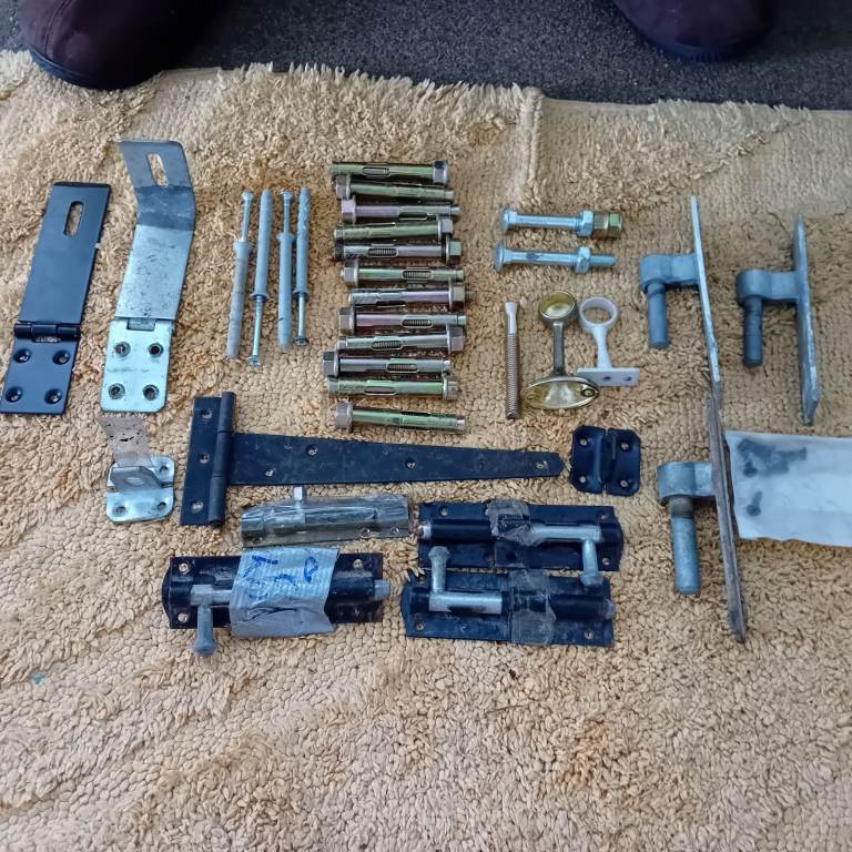 RAWL BOLTS GATE HINGES BOLTS AND MORE