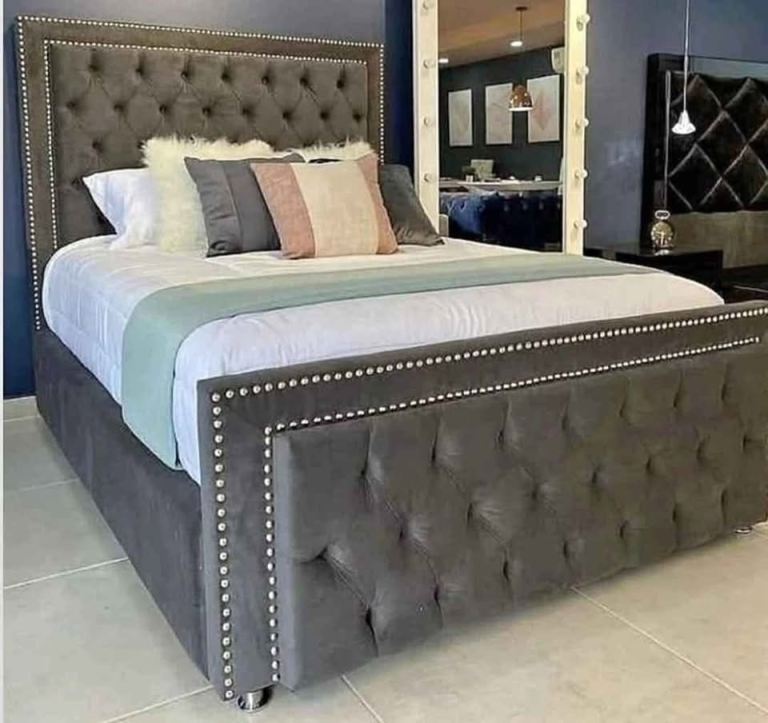 Double Bed With Quality Mattress And Free Home Delivery Inbox For Price