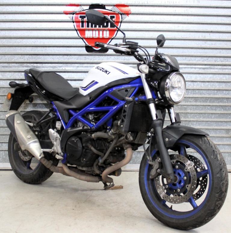 2019 19 SUZUKI SV 650 AL9 SV650 WHITE 21K A2 COMPLIANT 35KW TRADE SALE NEW MOT