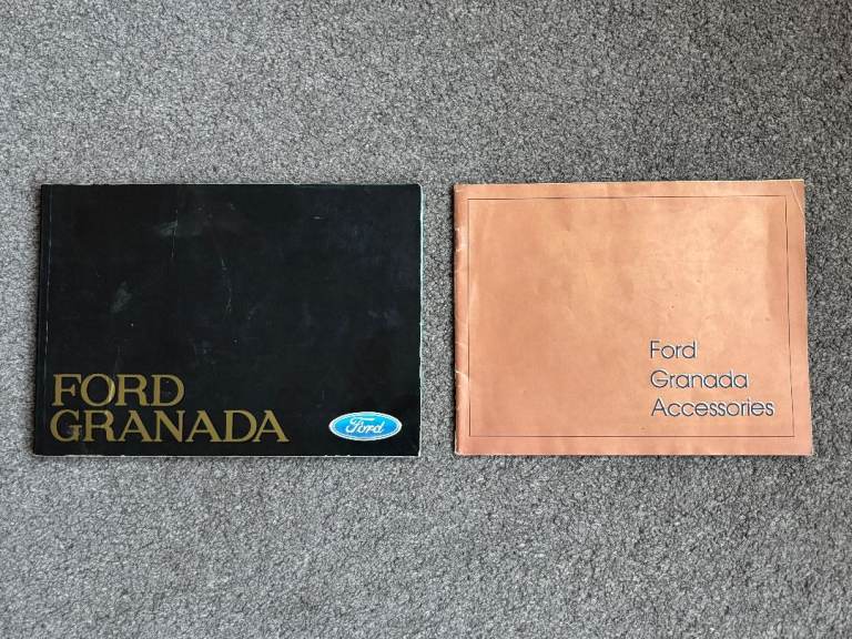 Ford Granada Owners handbook/accessories book 1st Edition 1985