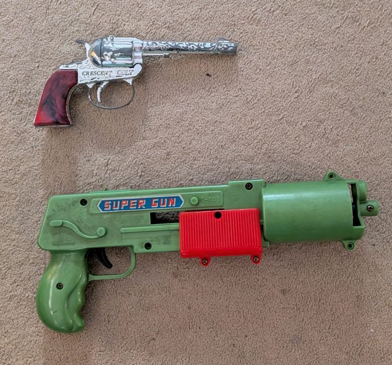 Two toy guns