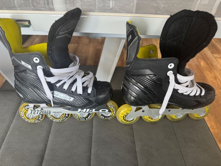 Bauer RS Inline Skates - Black, Good Condition