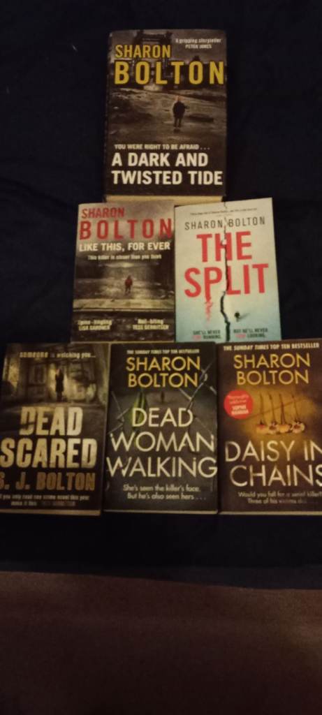 6 Sharon Bolton crime thrillers.