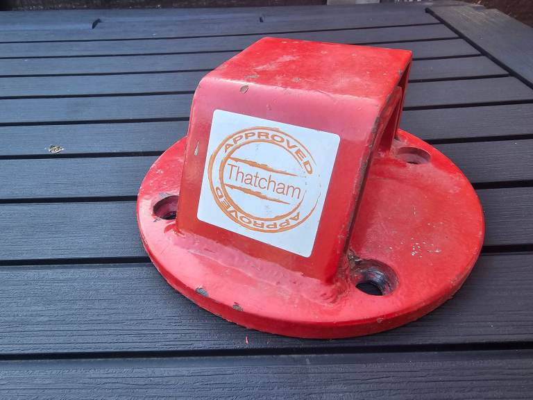 Motorbike ground anchor