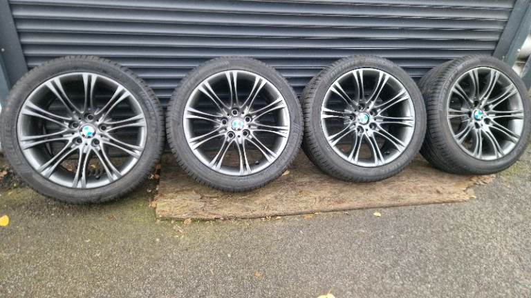Genuine 18" Bmw 5 Series E60 E61 Style 135 MV2 M-Sport 5x120 Alloy Wheels 8 036 570  Brand new Tires