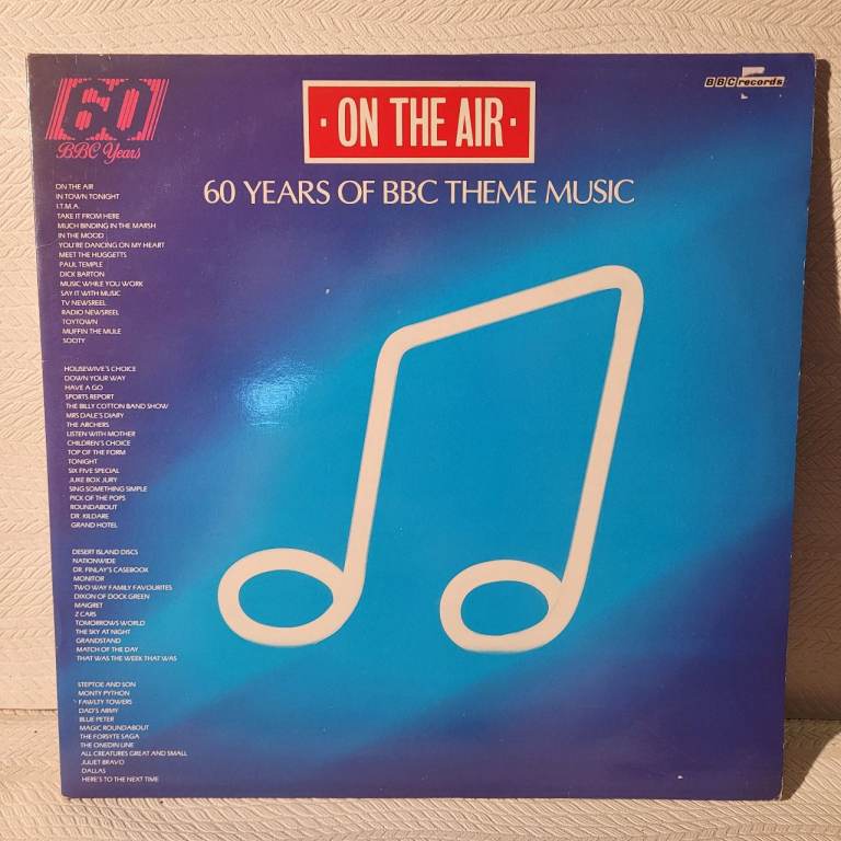 On The Air: 60 Years of BBC Theme Music 2 x  Vinyl Lp R2/14