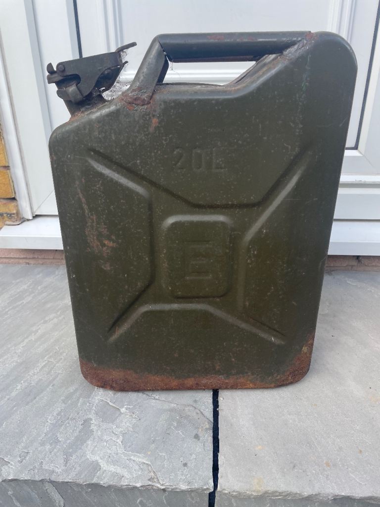 Vintage 20L Metal Jerry Can 