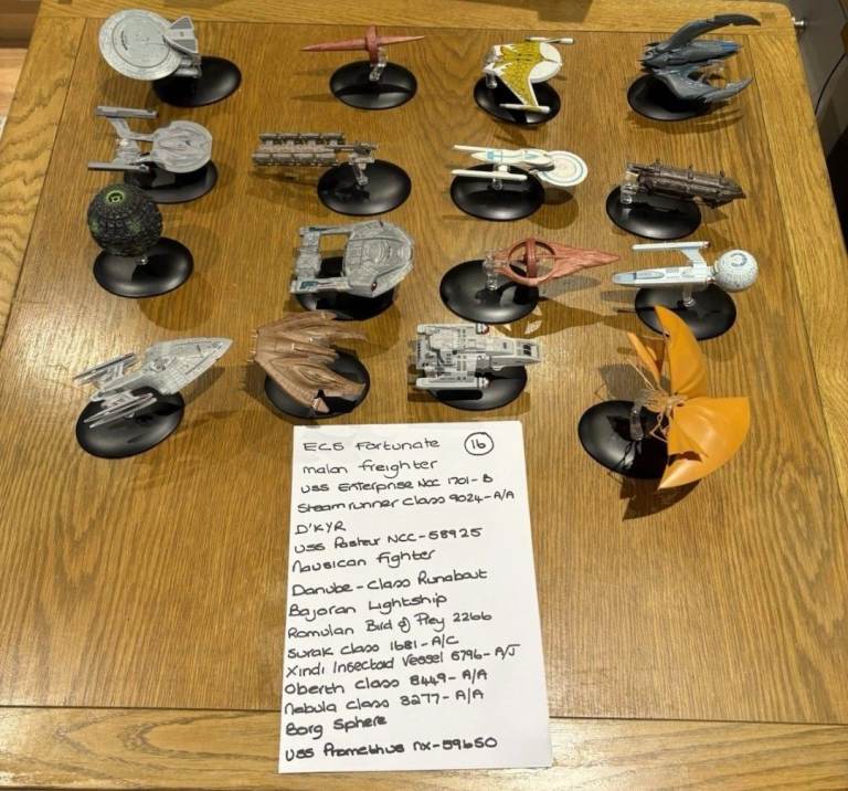 Eaglemoss Star Trek Starships Diecast Models Collection x41