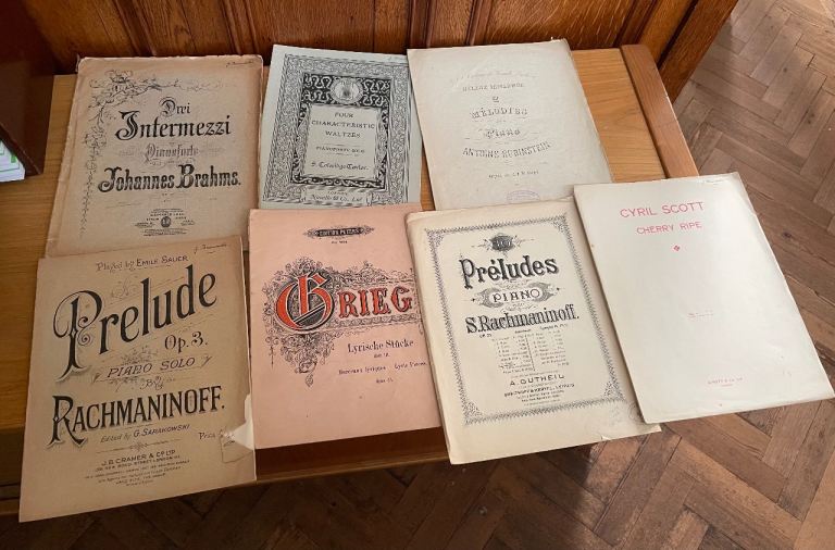 Large Collection of Vintage Sheet Music – Fair Condition