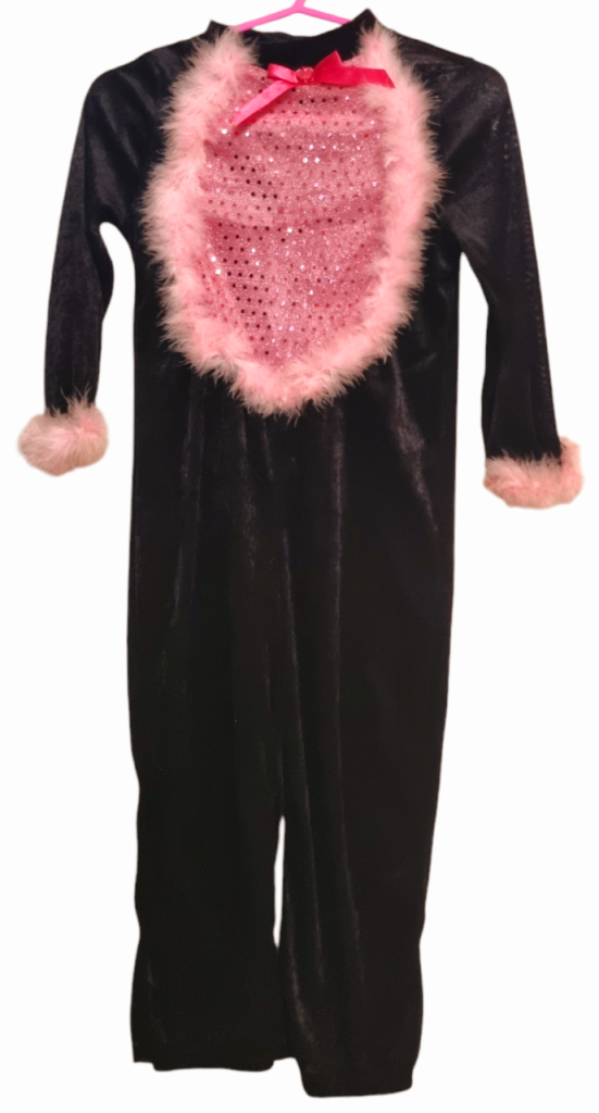Cat Dress-Up Costume Jumpsuit for Kids (Ages 5-6 Years) – Perfect for Halloween & Playtime