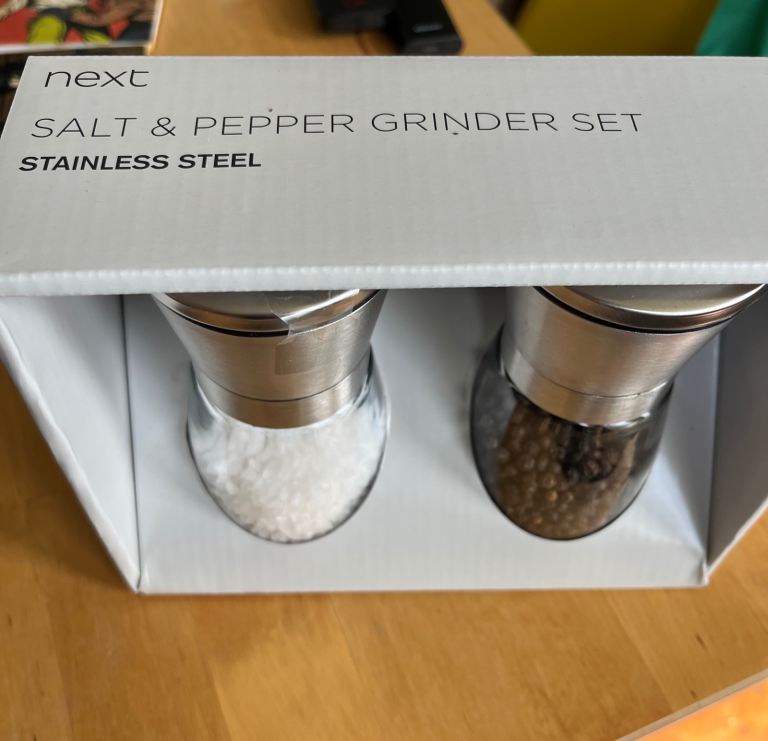Next salt & pepper grinder set - NEW
