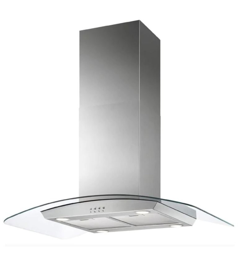 AEG touch Ceramic Hob & Electrolux Island Cooker Extract Fan