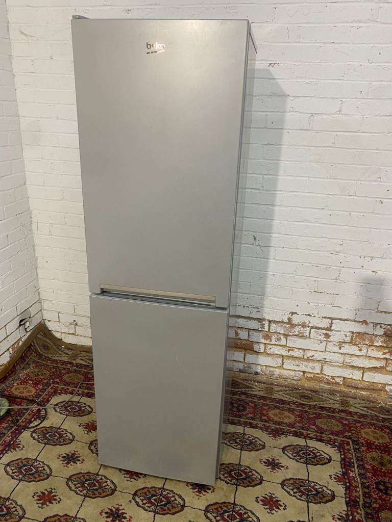 Tall Beko Light Grey Fridge Freezer