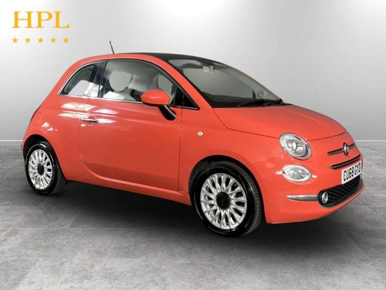 2018 68 FIAT 500 1.2 LOUNGE HATCHBACK 3DR PETROL MANUAL EURO 6 (S/S) (69 BHP)
