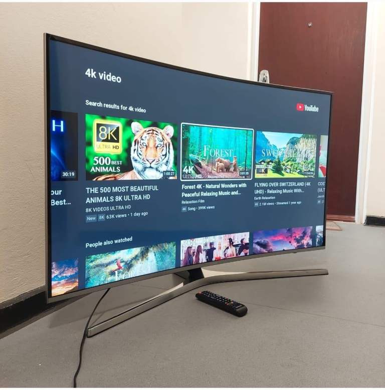 50"SAMSUNG CURVE 4K SMART UHD HDR WIFI LED TV PERFECT WORKING 159£