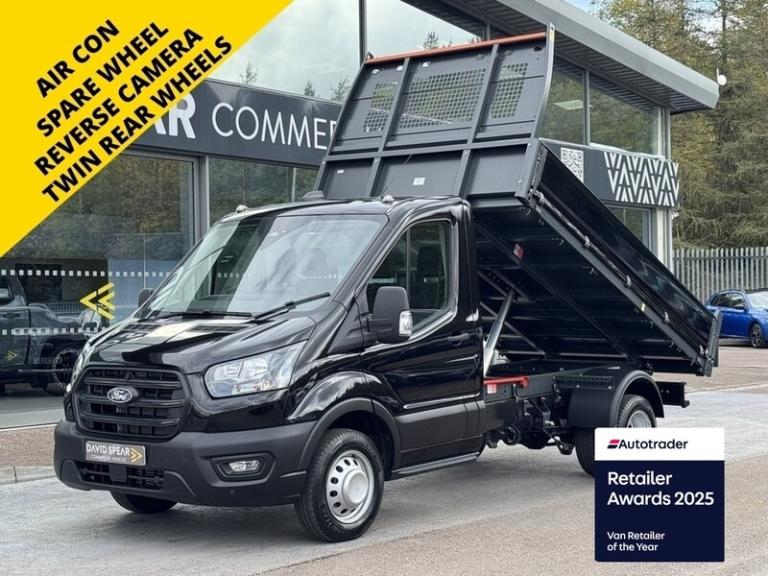 2025 Ford Transit 165ps 350 Leader Single Cab Tipper DRW with A/C, Rev Cam and 12 Screen Tipper D...