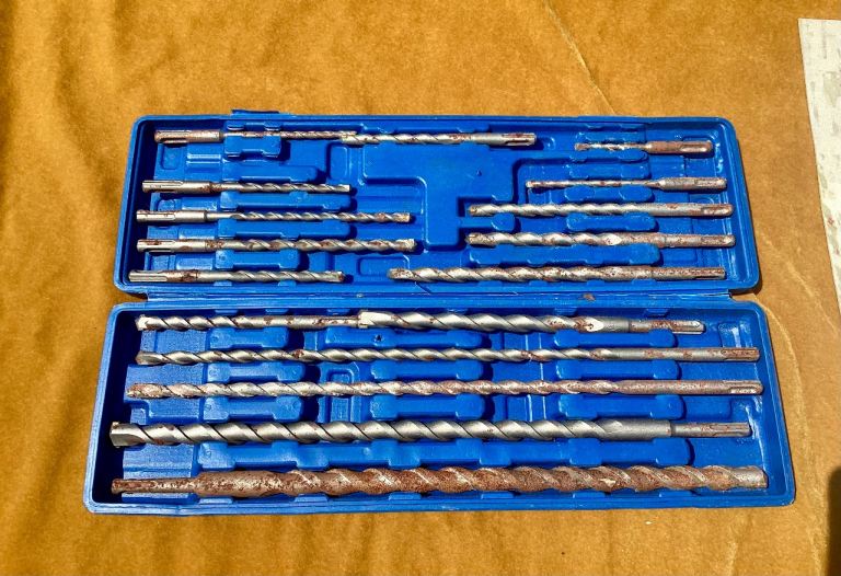 16 piece extra long masonry drill bit set