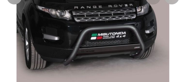 Range Rover evoque nudge bar bull bar 2011 - 15 