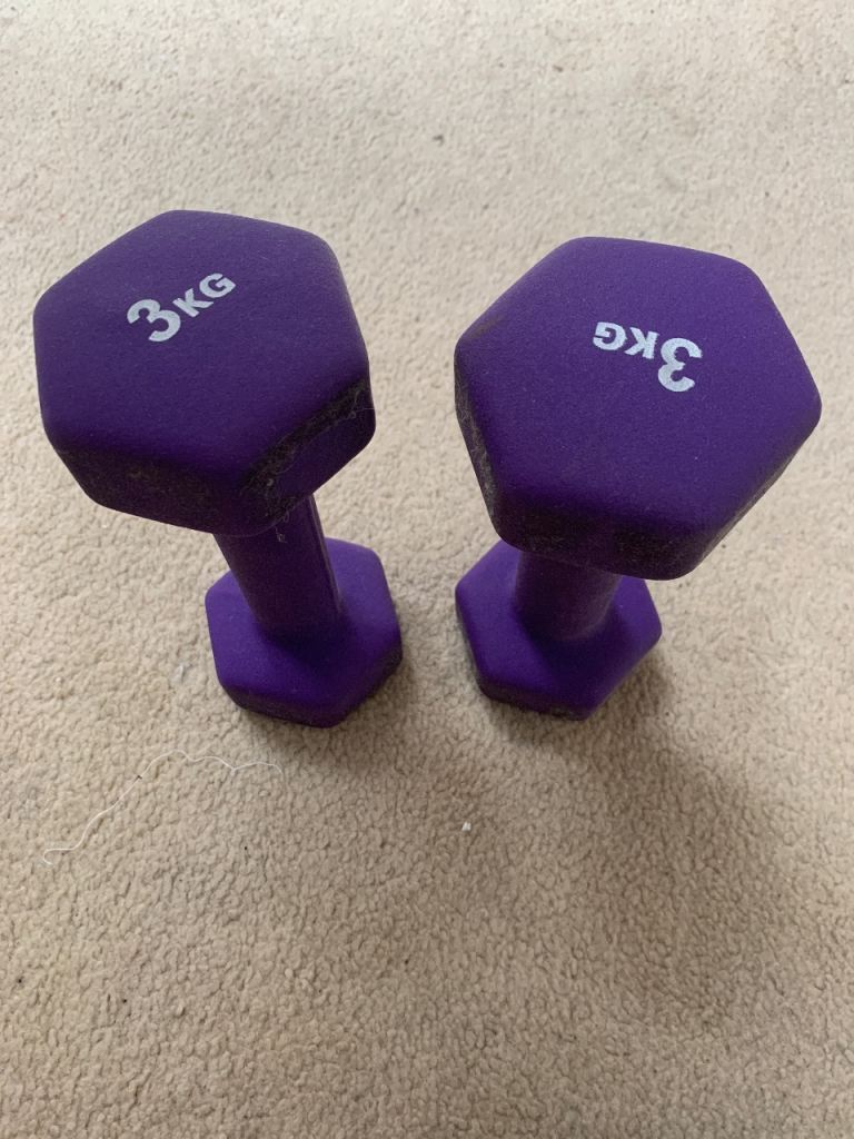 3kg dumbbells 