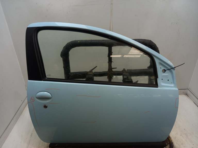 Citroen C1 Right Front Door O/S 2005-2014 Kgx - Botticelli Blue Paint 3 Door Ha
