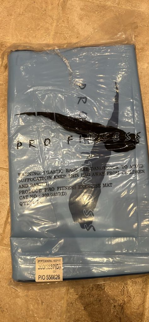 Fitness Yoga Pilates Exercise Mat (New)