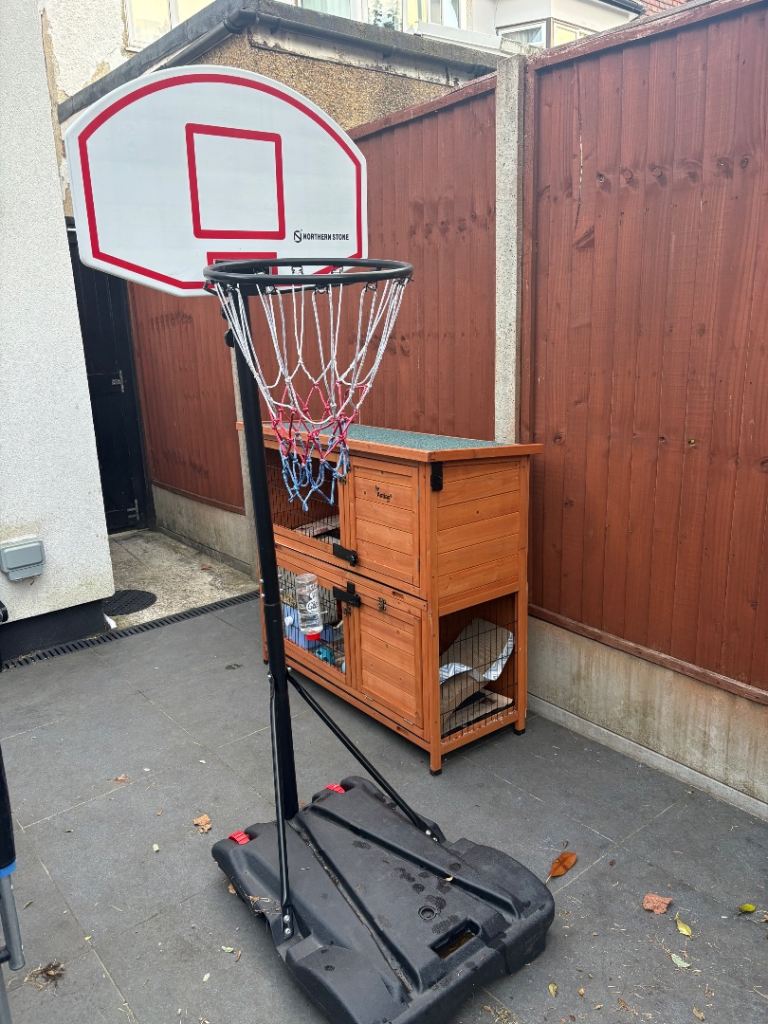 Sure Shot Basketball Hoop and Stand - Adjustable Height