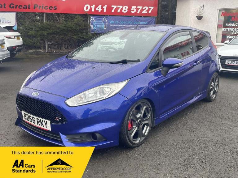 2016 Ford Fiesta 1.6T EcoBoost ST-3 Euro 6 3dr HATCHBACK Petrol Manual