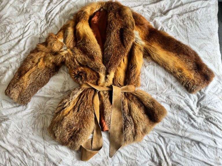 Vintage 70s Fox Fur coat 
