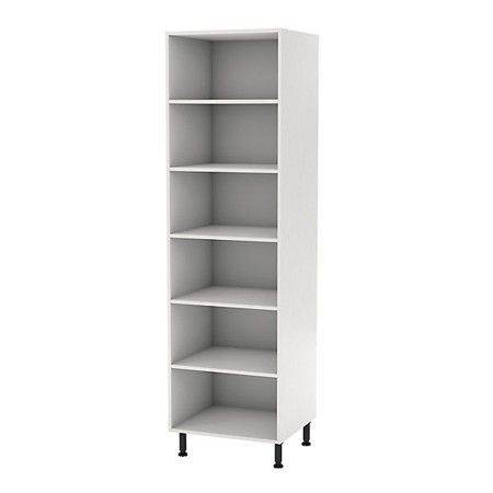 B&Q GoodHome Caraway White Tall Larder Kitchen Cabinet - 50cm wide – Brand New Boxed