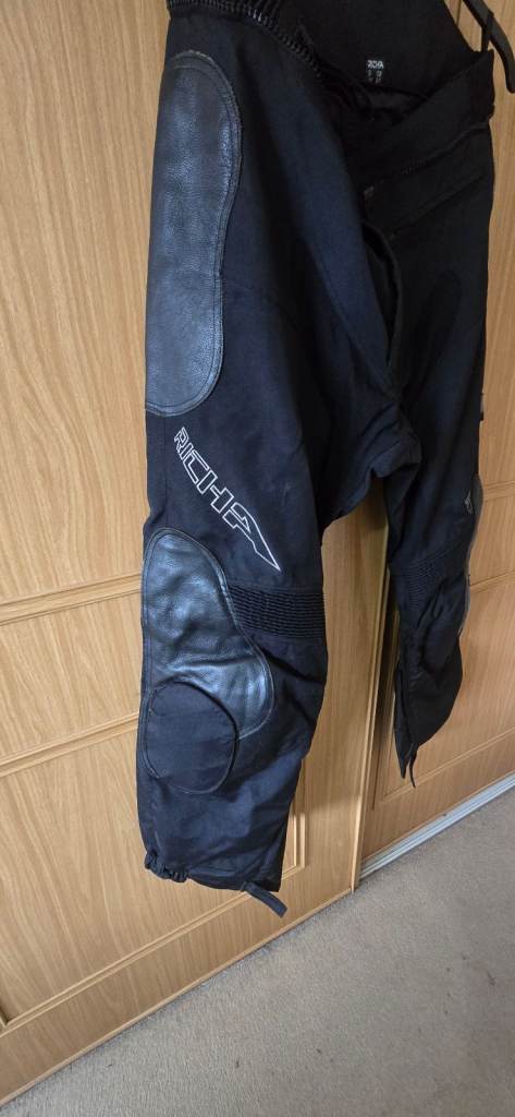 Richa textile/leather motorcycle trousers