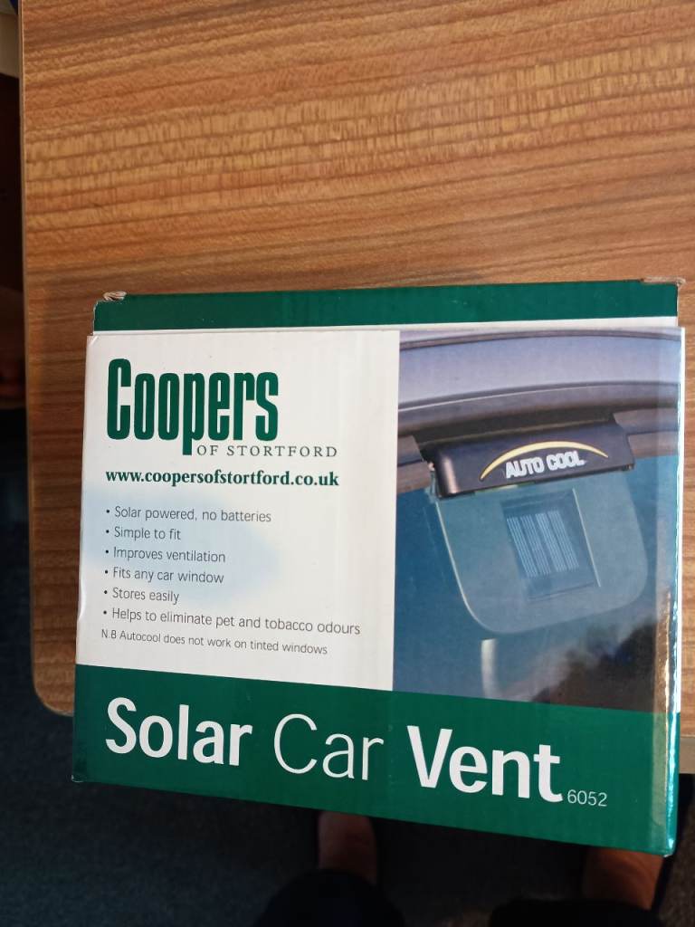 Solar car vent 