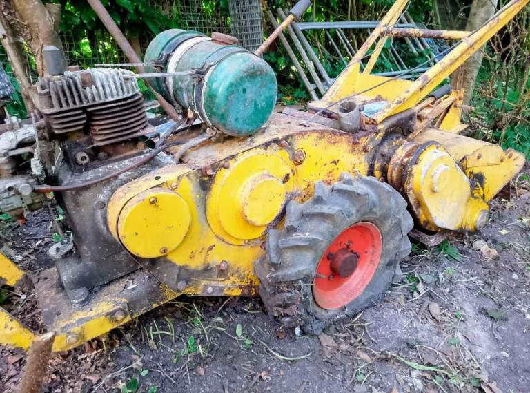 Vintage Howards rotavator for spares or repairs or restoration project 