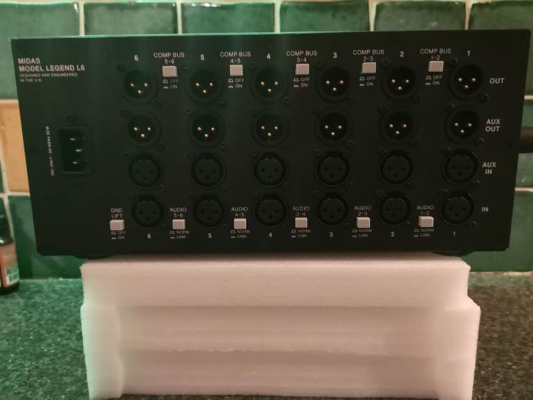 MIDAS L6 500 series 6 module rack