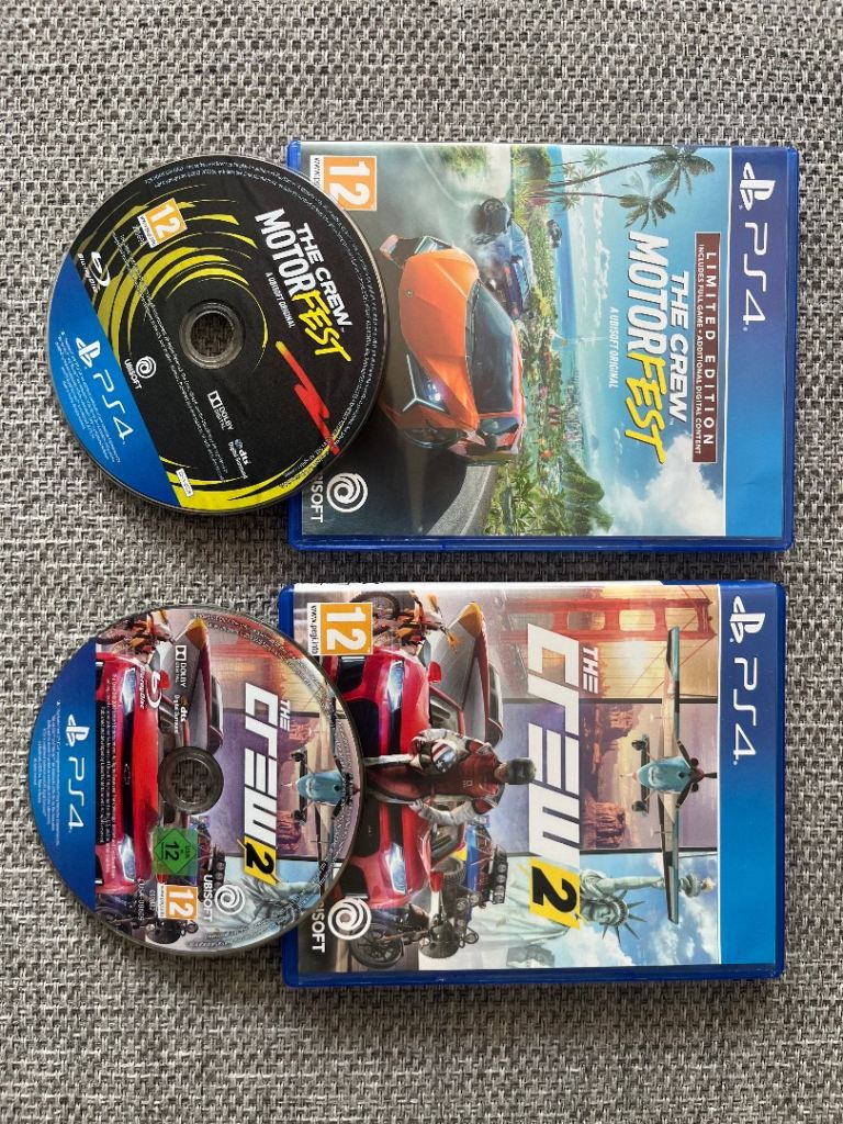 PS4 Games Bundle: The Crew Motorfest Limited Edition & The Crew 2