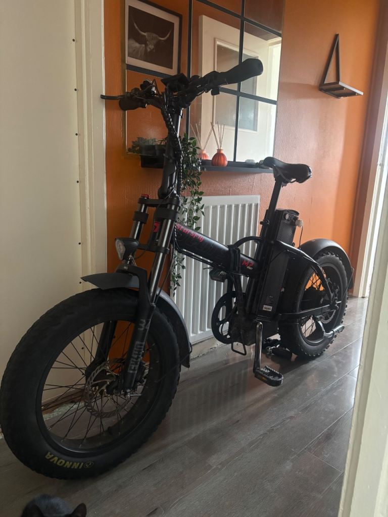 Black Electric Fat Tyre Bike – Good Condition