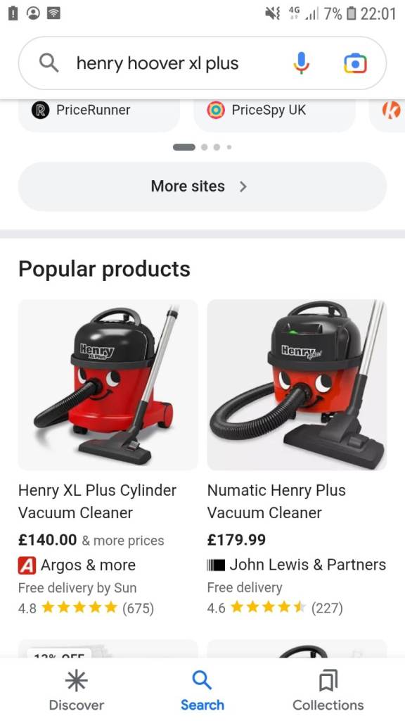 image for Vacum cleaner hoover ,,, henry