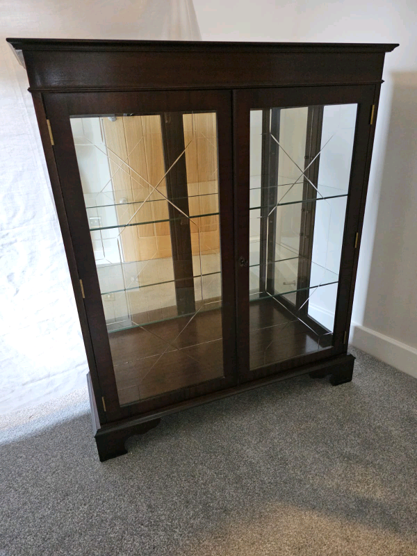 Mahogany Display Cabinet