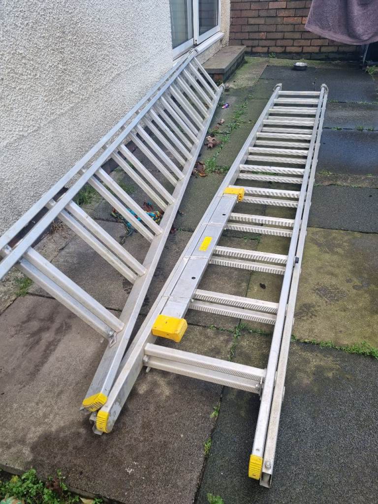 Werener pro trade double exstension saftey ladder