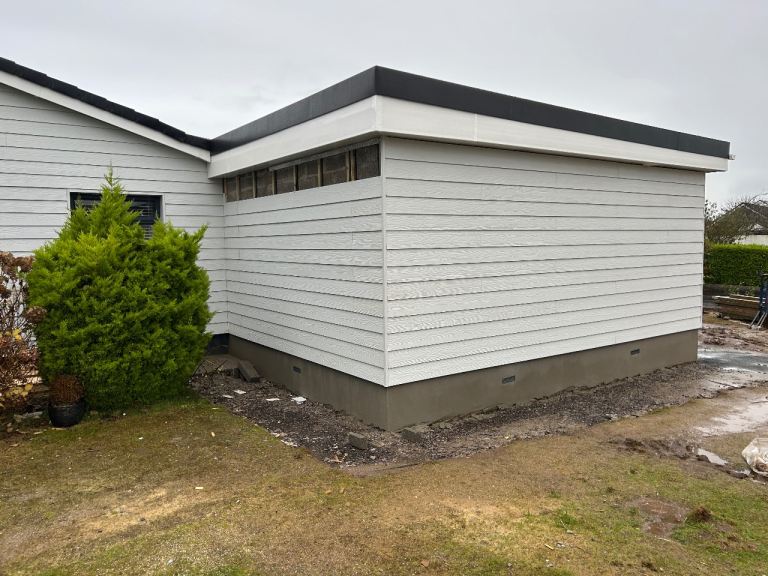 Left over cladding boards 