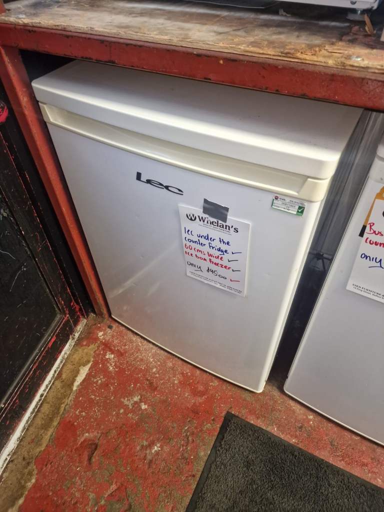 image for Lec under the counter fridge 60cm wide ice box freezer £95 only