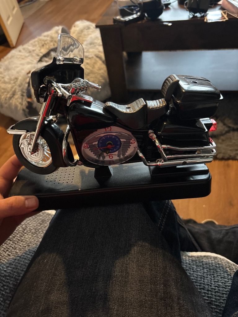 Harley Davidson alarm clock 